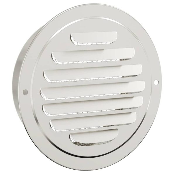 vidaXL Kryty vzduchových ventilátorov 4 pcs Strieborná 125 mm – Obrázok 4