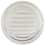 vidaXL Kryty vzduchových ventilátorov 4 pcs Strieborná 125 mm – Obrázok 5
