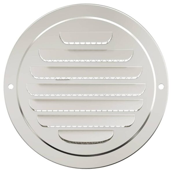 vidaXL Kryty vzduchových ventilátorov 4 pcs Strieborná 125 mm – Obrázok 5
