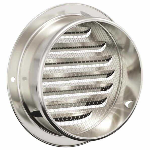 vidaXL Kryty vzduchových ventilátorov 4 pcs Strieborná 125 mm – Obrázok 7