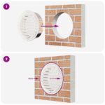 vidaXL Kryty vzduchových ventilátorov 4 pcs Strieborná 150 mm – Obrázok 10