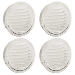 vidaXL Kryty vzduchových ventilátorov 4 pcs Strieborná 150 mm – Obrázok 2