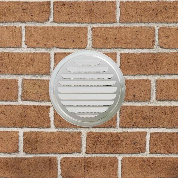 vidaXL Kryty vzduchových ventilátorov 4 pcs Strieborná 150 mm – Obrázok 3