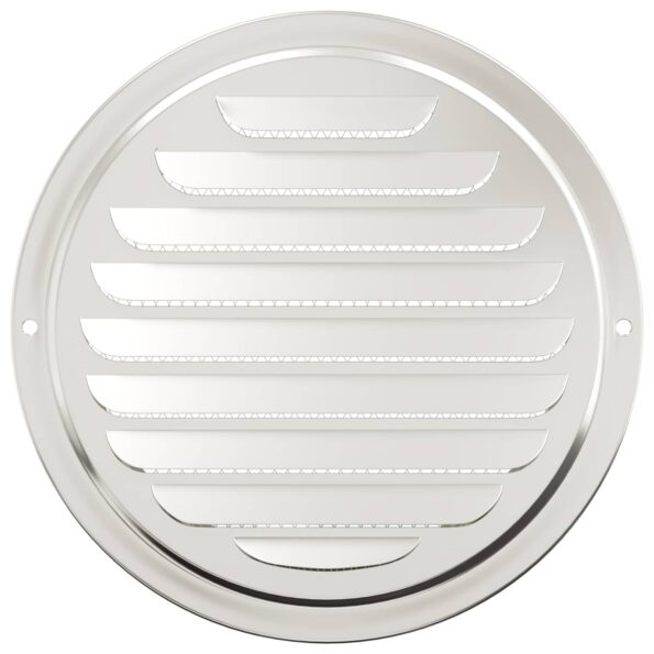vidaXL Kryty vzduchových ventilátorov 4 pcs Strieborná 150 mm – Obrázok 5