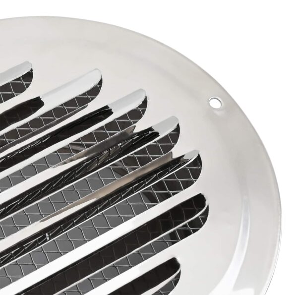 vidaXL Kryty vzduchových ventilátorov 4 pcs Strieborná 150 mm – Obrázok 8