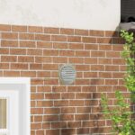 vidaXL Kryty vzduchových ventilátorov 4 pcs Strieborná 200 mm
