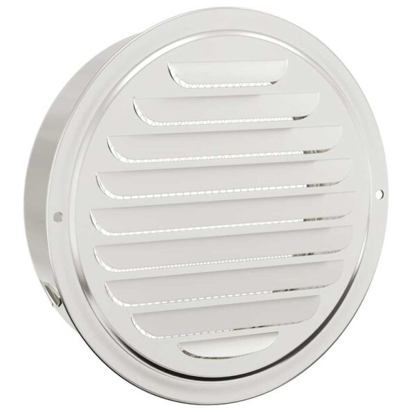 vidaXL Kryty vzduchových ventilátorov 4 pcs Strieborná 200 mm – Obrázok 4