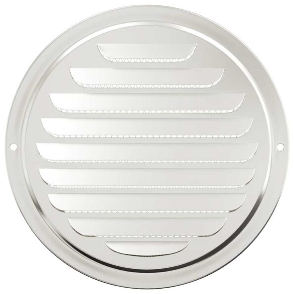 vidaXL Kryty vzduchových ventilátorov 4 pcs Strieborná 200 mm – Obrázok 5
