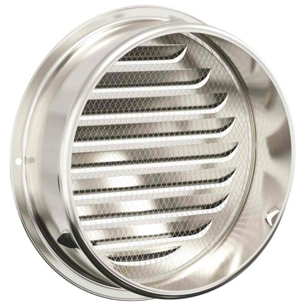 vidaXL Kryty vzduchových ventilátorov 4 pcs Strieborná 200 mm – Obrázok 7