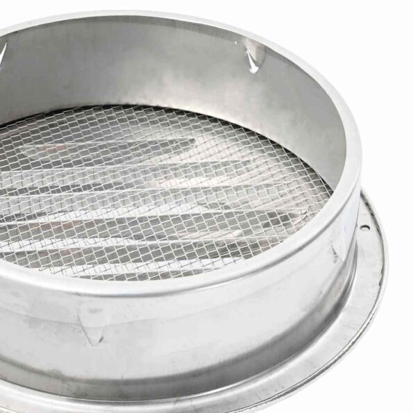 vidaXL Kryty vzduchových ventilátorov 4 pcs Strieborná 200 mm – Obrázok 9