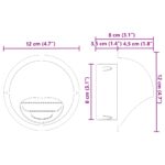 vidaXL Kryty vzduchových ventilátorov 2 pcs Strieborná 80 mm – Obrázok 11
