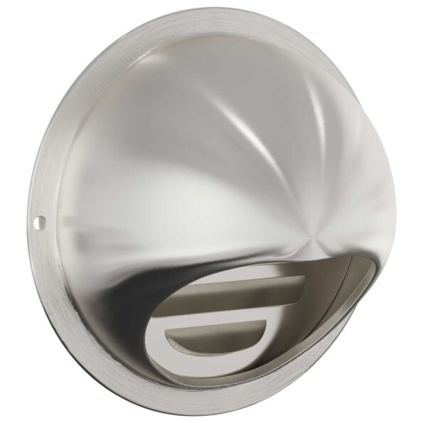 vidaXL Kryty vzduchových ventilátorov 2 pcs Strieborná 80 mm – Obrázok 4