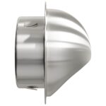 vidaXL Kryty vzduchových ventilátorov 2 pcs Strieborná 80 mm – Obrázok 6