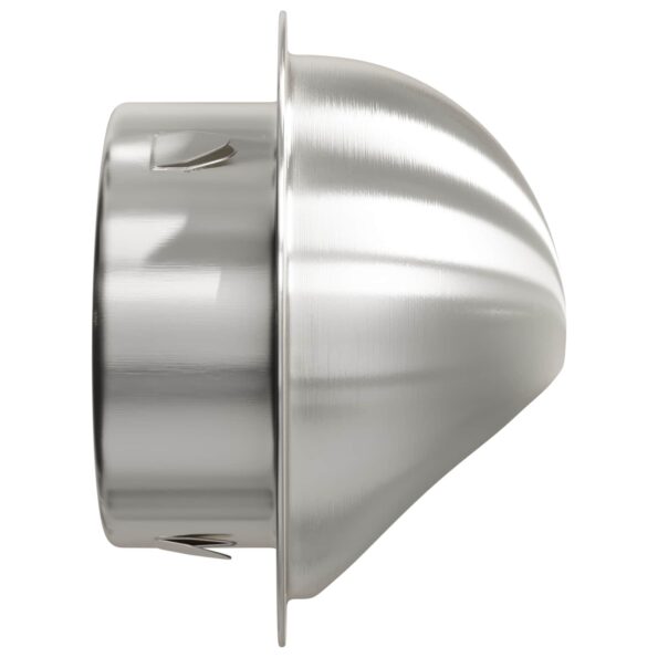 vidaXL Kryty vzduchových ventilátorov 2 pcs Strieborná 80 mm – Obrázok 6