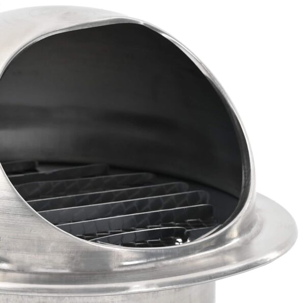 vidaXL Kryty vzduchových ventilátorov 2 pcs Strieborná 80 mm – Obrázok 8