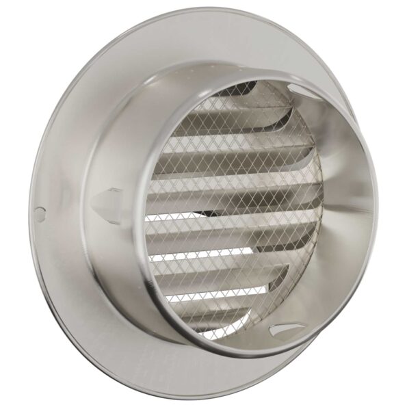 vidaXL Kryty vzduchových ventilátorov 8 pcs Strieborná 80 mm – Obrázok 7