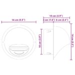 vidaXL Kryty vzduchových ventilátorov 2 pcs Strieborná 100 mm – Obrázok 11