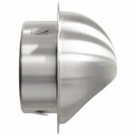 vidaXL Kryty vzduchových ventilátorov 2 pcs Strieborná 100 mm – Obrázok 6
