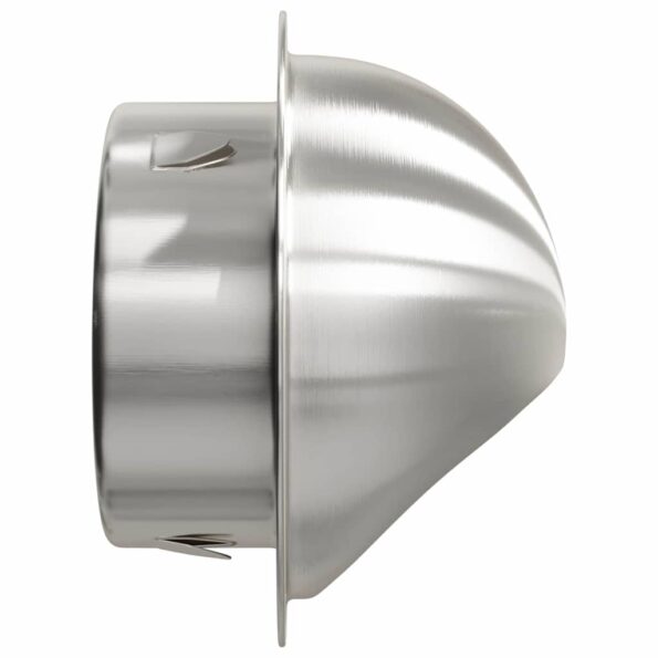 vidaXL Kryty vzduchových ventilátorov 2 pcs Strieborná 100 mm – Obrázok 6