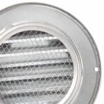 vidaXL Kryty vzduchových ventilátorov 8 pcs Strieborná 100 mm – Obrázok 9
