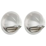 vidaXL Kryty vzduchových ventilátorov 2 pcs Strieborná 150 mm – Obrázok 2