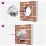 vidaXL Kryty vzduchových ventilátorov 8 pcs Strieborná 150 mm – Obrázok 10