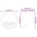 vidaXL Kryty vzduchových ventilátorov 2 pcs Strieborná 200 mm – Obrázok 11