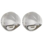 vidaXL Kryty vzduchových ventilátorov 2 pcs Strieborná 200 mm – Obrázok 2