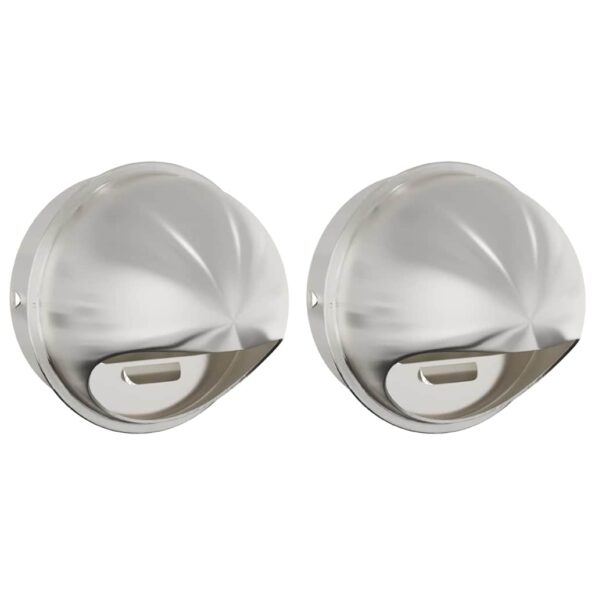 vidaXL Kryty vzduchových ventilátorov 2 pcs Strieborná 200 mm – Obrázok 2