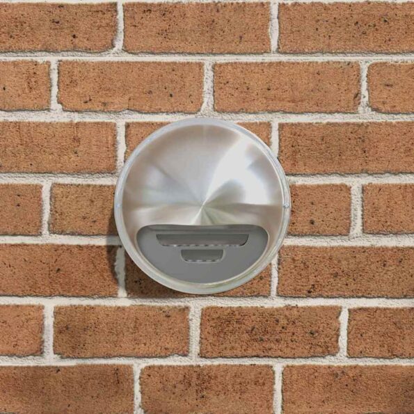 vidaXL Kryty vzduchových ventilátorov 2 pcs Strieborná 200 mm – Obrázok 3