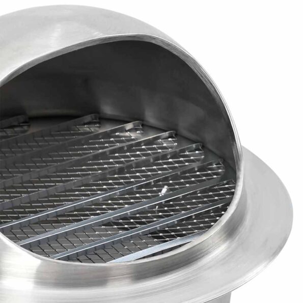 vidaXL Kryty vzduchových ventilátorov 2 pcs Strieborná 200 mm – Obrázok 8