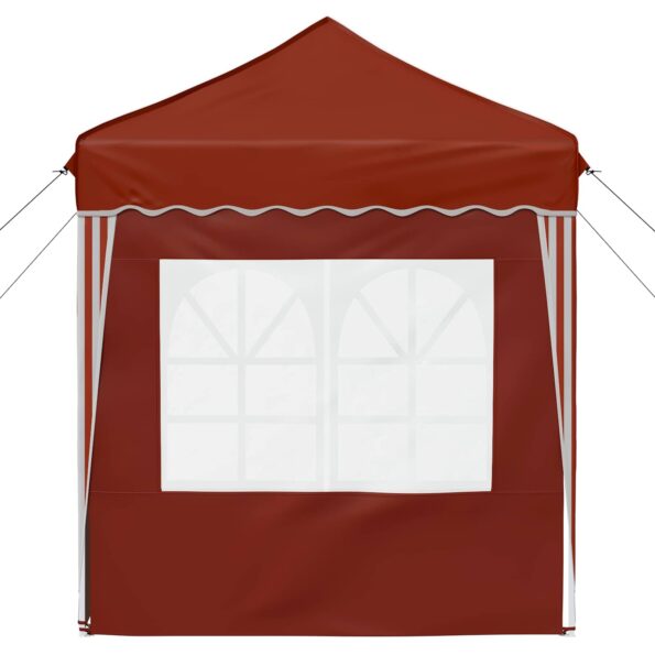vidaXL Prístrešok na párty 195 x 195 x 245 cm Tehlová Oxfordská látka – Obrázok 7