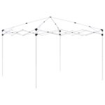 vidaXL Prístrešok na párty 288 x 288 x 245 cm Krémová Oxfordská látka – Obrázok 6