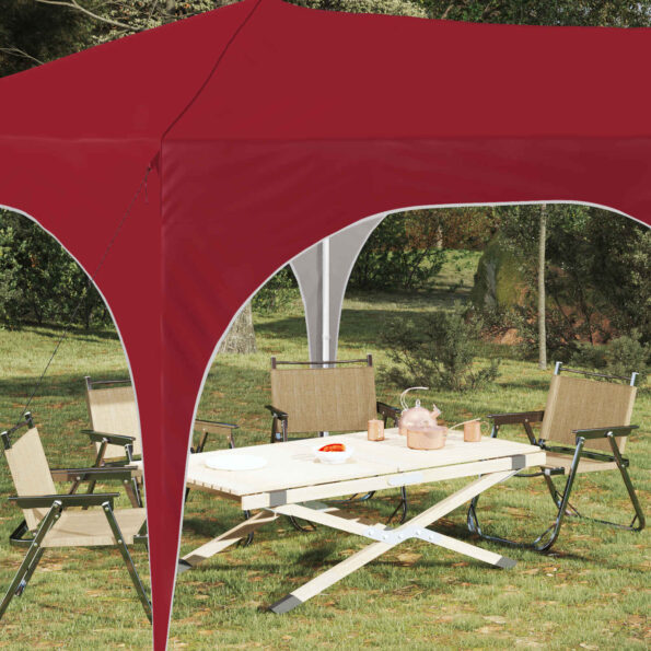 vidaXL Prístrešok na párty 575 x 288 x 245 cm Vínovo červená – Obrázok 3