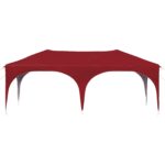 vidaXL Prístrešok na párty 575 x 288 x 245 cm Vínovo červená – Obrázok 5