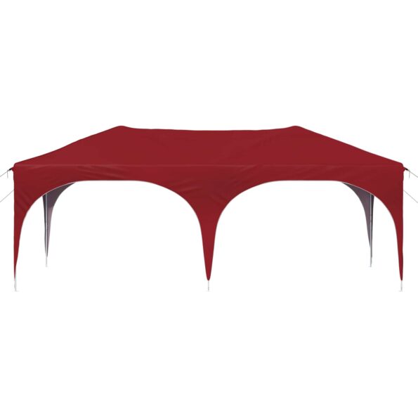 vidaXL Prístrešok na párty 575 x 288 x 245 cm Vínovo červená – Obrázok 5