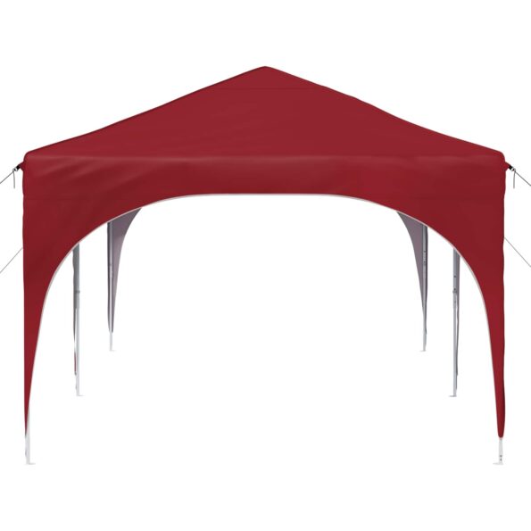 vidaXL Prístrešok na párty 575 x 288 x 245 cm Vínovo červená – Obrázok 6
