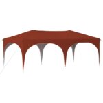 vidaXL Prístrešok na párty 575 x 288 x 245 cm Tehlová Oxfordská látka – Obrázok 2