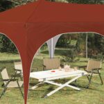 vidaXL Prístrešok na párty 575 x 288 x 245 cm Tehlová Oxfordská látka – Obrázok 3