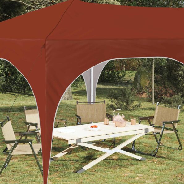 vidaXL Prístrešok na párty 575 x 288 x 245 cm Tehlová Oxfordská látka – Obrázok 3