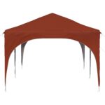 vidaXL Prístrešok na párty 575 x 288 x 245 cm Tehlová Oxfordská látka – Obrázok 6