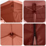 vidaXL Prístrešok na párty 575 x 288 x 245 cm Tehlová Oxfordská látka – Obrázok 11