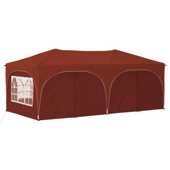 vidaXL Prístrešok na párty 575 x 288 x 245 cm Tehlová Oxfordská látka – Obrázok 4