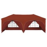 vidaXL Prístrešok na párty 575 x 288 x 245 cm Tehlová Oxfordská látka – Obrázok 6