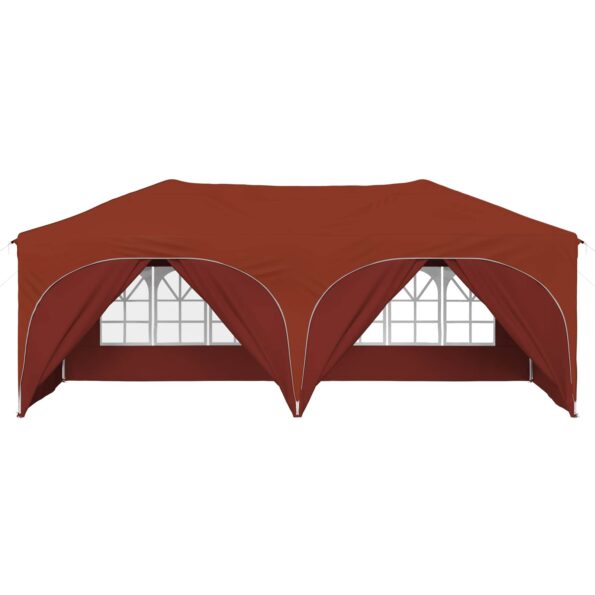 vidaXL Prístrešok na párty 575 x 288 x 245 cm Tehlová Oxfordská látka – Obrázok 6