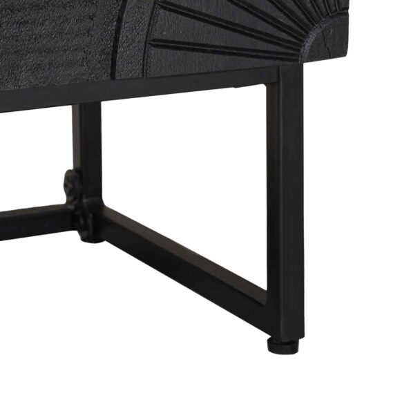 vidaXL Servírovacia skriňa Čierny 55 x 30 x 70 cm – Obrázok 10