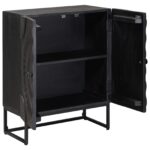 vidaXL Servírovacia skriňa Čierny 55 x 30 x 70 cm – Obrázok 4