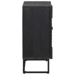 vidaXL Servírovacia skriňa Čierny 55 x 30 x 70 cm – Obrázok 6