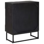 vidaXL Servírovacia skriňa Čierny 55 x 30 x 70 cm – Obrázok 7