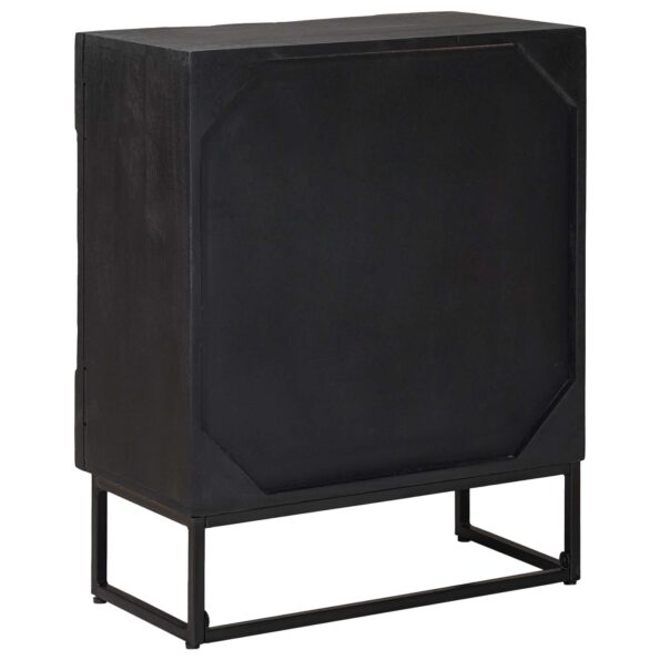 vidaXL Servírovacia skriňa Čierny 55 x 30 x 70 cm – Obrázok 7
